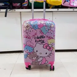 چمدان کودک کیتی سایز 20 قفل دار خارجی ,چمدان بچه نشکن