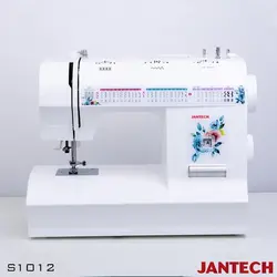 چرخ خیاطی جانتک ژانومه مدل S1012 با سوزن نخ کن اتوماتیک 32 کاره