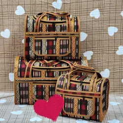 ساک مسافرتی استخری جاجیم سه تیکه