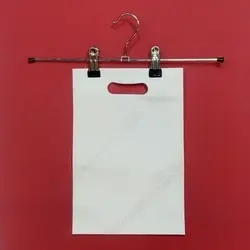 ساک پارچه ای دسته موزی سایز 30 در 20 رنگ سفید فروش تک