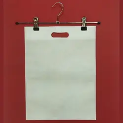 ساک پارچه ای دسته موزی سایز 30 در 40رنگ سفید فروش تک