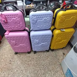 چمدان کودک 20 اینچ دو تیکه کیتی چمدان + کیف آرایش