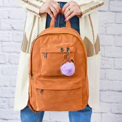 کوله پشتی الکا، مخصوص دانشگاه و مدرسه ، از جنس چرم صنعتی دنیرو آسترپارچه ای