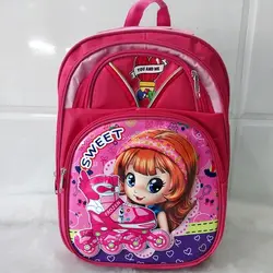 کوله پشتی رنگی عکس دار 401دخترانه و پسرانه با شخصیت های مختلف