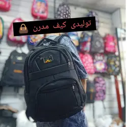 کوله پشتی مدرسه ای و دانشجویی درجه یک کوله پشتی کت جادار کوله پشتی کیف مدرسه کیف دبیرستانی اسپرت پشت تمام طبی پنج زیپ