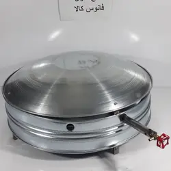 تنور گازی خانگی 60 سانتیمتر با تابه معمولی یا ساج گازسوز بزرگ