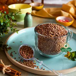 عدس سبز سورت شده ممتاز 800گرم کارون