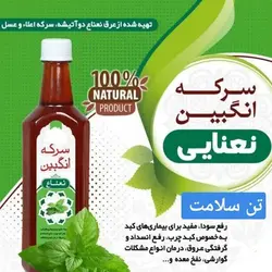 سرکه انگبین نعنایی گیاهی