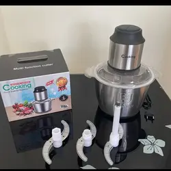 خردکن برقی کوکینگ 6تیغ استیل پرس و سه و نیم لیتری 1200وات با