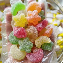 پاستیل ژله شکری ماه و ستاره250گرمی ژله شکری