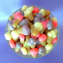 پاستیل بستنی کُندُر ارگانیک کتوژنیک بدون قند تولید روز با موم طبیعی زنبور عسل یک کیلویی