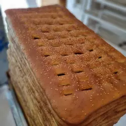 نان قندی پر کنجد شیراز - نون شیرین 1 کیلوگرم