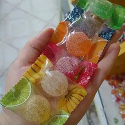 باسلق میوه ای کوچک آچاچی 250گرمی باسلوق راحتی نرمک راحت الحلقوم