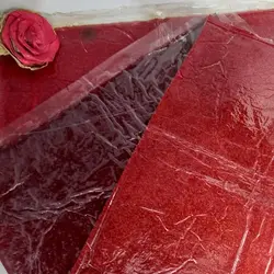 لواشک دهه شصتی آلو قرمز نسبتا ترش250گرمی مخصوص دهکده قم