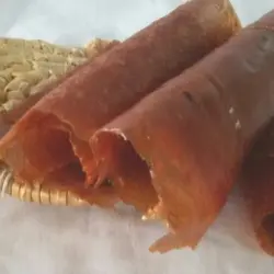 لواشک آلوچه ملس و خوشمزه آذروند500گرمی