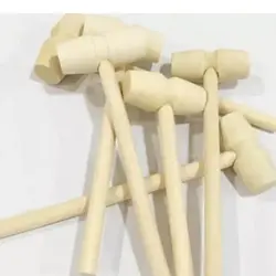 چکش سورپرایز چوبی ابعاد اسلاید آخر قطر سر چکش 3ونیم عرض چکش5ونیم ارتفاع دسته 15 سانت قطر دسته 1ونیم سانت