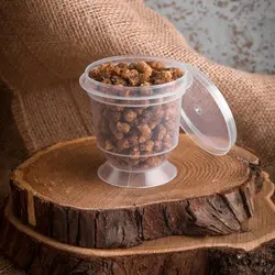 لیوان دسری 200 سی سی فریزری و مایکروویوی دسر بستنی و مربا جداره ضخیم شفاف