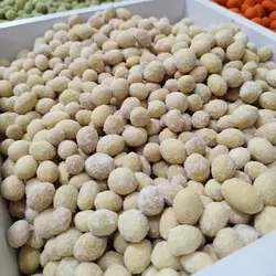 بادام زمینی روکش دار سرکه ای بار جدید تازه 250گرم روکشدار