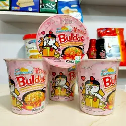 نودل لیوانی کره ای سامیانگکاربونارا پنیر و خامه80گرمخوشمزه و خاص