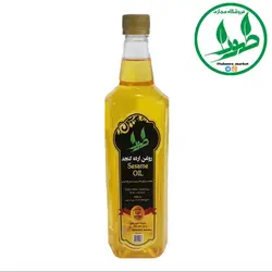 روغن ارده کنجد ایرانی 1 لیتری طهورا تضمین کیفیت