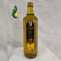 روغن زیتون بکر بازاری بابو نگین دانه یک لیتری