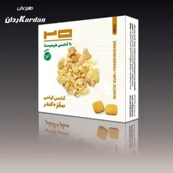 آدامس گیاهی سقز طبیعی و ویژه حاوی کندر 14 حبه ای مرغوب صافا جدید