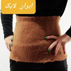 کلیه بند پشم شتر کمربند پشم شتر کمربند طبی پشمی کلیه بند طبی و طبیعی محافظ کمر طبی سایز بزرگ