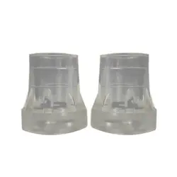 لاستیک ته عصا ساده رنگ سفید شفاف