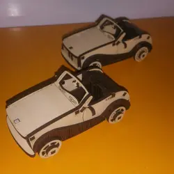 ماشین فوردکلبه ماکت مجتبی تراریوم دیش گارن کلبه چوبی ام دی اف تزیینی کد 101