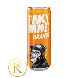 نوشابه انرژی زا فانکی مانکی با طعم پرتقال 330 میل FUNKY MONKEY ORANGE