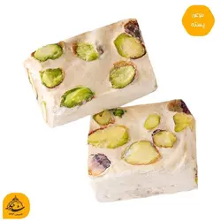 گز لقمه ای 43 درصد پسته عسلی فوق انگبینی شاهکار-400گرم