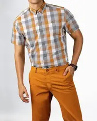 پیراهن مردانه آستین کوتاه 4027