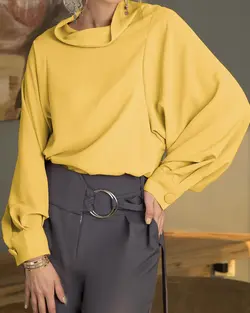 شومیز زنانه آستین فانوسی