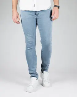 شلوار جین آبی روشن اسپرت مردانه