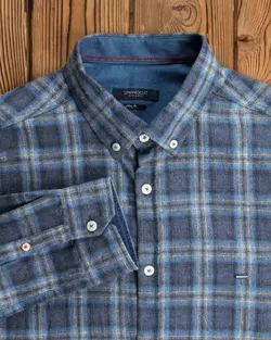 پیراهن مردانه طرح چهارخونه پشمی