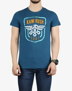 تیشرت آستین کوتاه با آرم