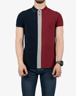 پولوشرت سه رنگ مردانه
