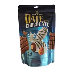 شکلات خرمایی طعم شیری | خشکبار سپیدیاس