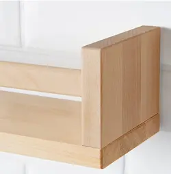 شلف دیواری چوبی ایکیا مدل BEKVAM کد 2241