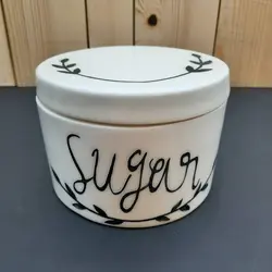 بانکه سرامیکی دست ساز طرح برگ کد 840 مجموعه 3 عددی