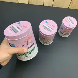 بانکه فلزی استوانه طرح BEGINNING کد ۵۲۲