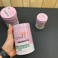 بانکه فلزی استوانه طرح BEGINNING کد ۵۲۲