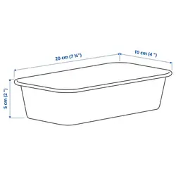 ارگانایزر پلاستیکی ایکیا مدل nojig کد 574 سایز 20×10 سانتیمتر