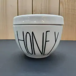 ظرف مربا و عسل سرامیکی دست ساز طرح HONEY کد 847