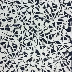 زیر بشقابی مانترا طرح قاشق و چنگال کد 132