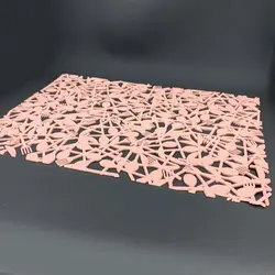 زیر بشقابی مانترا طرح قاشق و چنگال کد 132