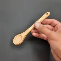 قاشق مربا خوری چوبی کلاسیک سایز بزرگ کد 2034 بسته 4 عددی