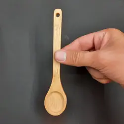 قاشق مربا خوری چوبی کلاسیک سایز بزرگ کد 2034 بسته 4 عددی