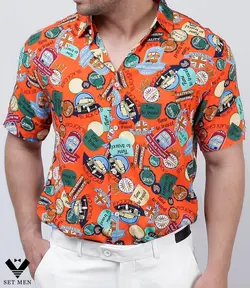 پیراهن هاوایی pn215