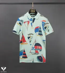 تیشرت یقه دار Ralph ty129 - پوشاک مردانه ست‌من